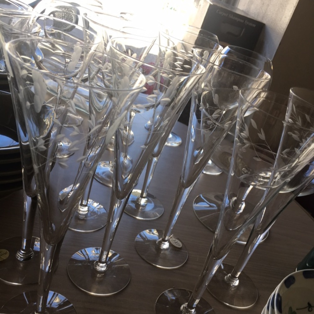 Champagne glasses SOLD!!!